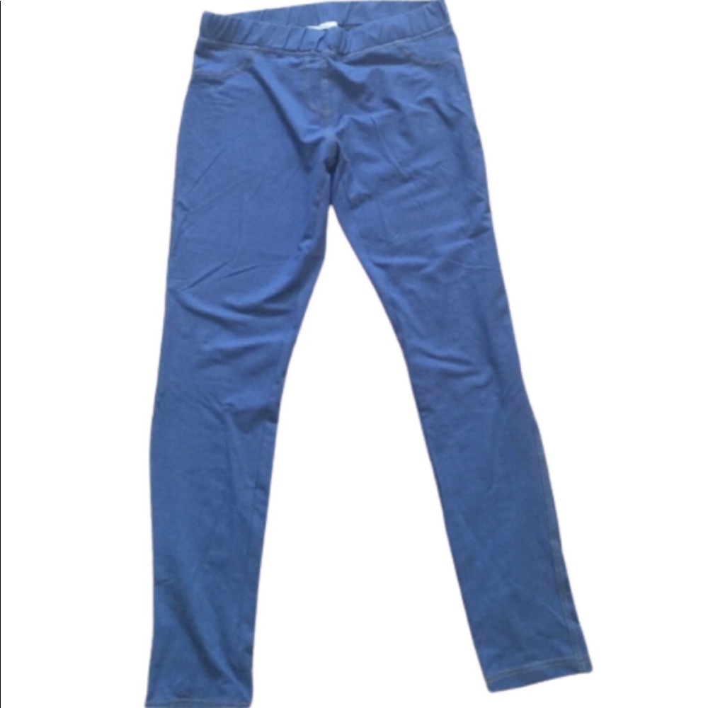 MIM comfy jeans denim like leggings blue large